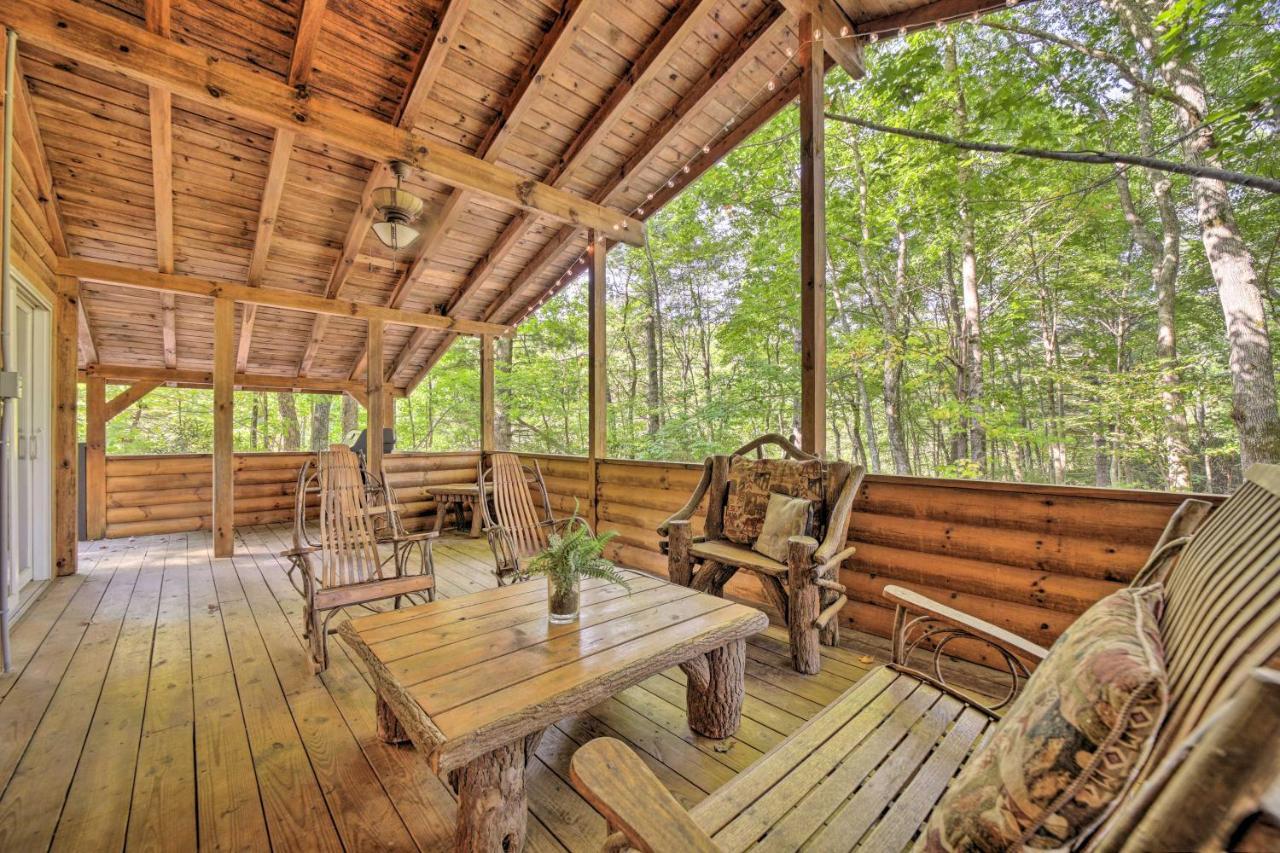 Cozy Lake Toxaway Cabin With Deck, Fire Pit And Grill! Exterior foto