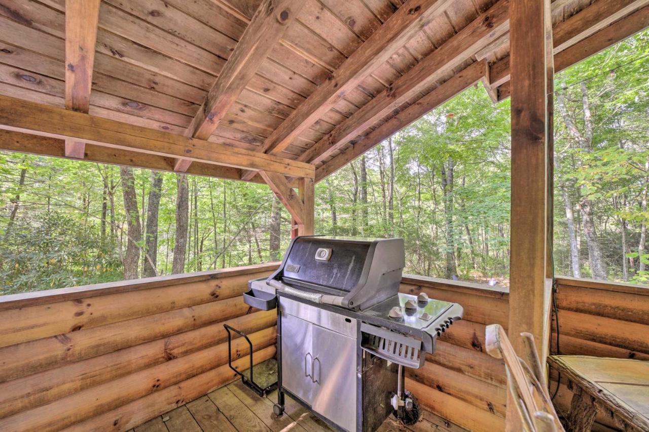 Cozy Lake Toxaway Cabin With Deck, Fire Pit And Grill! Exterior foto