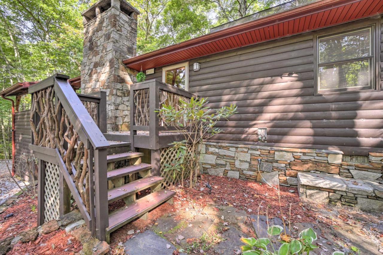 Cozy Lake Toxaway Cabin With Deck, Fire Pit And Grill! Exterior foto